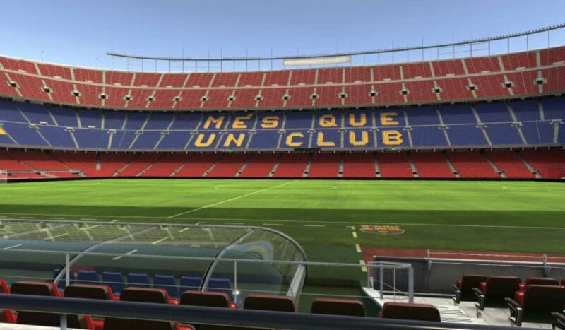 Barcelona VIP Players Zone view from seats