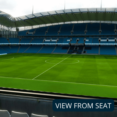 Man City Kits Sports Bar seat view