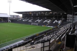 Touring Craven Cottage at Fulham FC