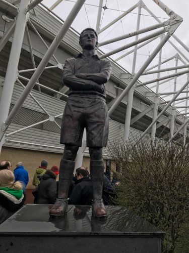 Swansea City Liberty Stadium Ivor Allchurch statue