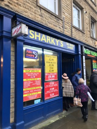 huddersfield fish and chips sharky's