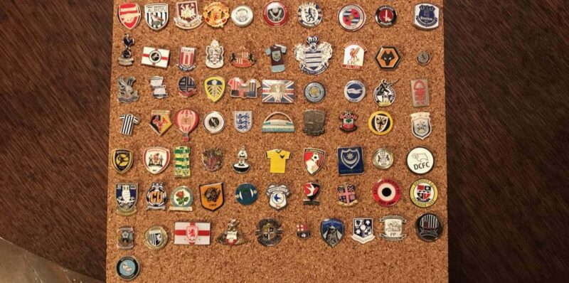 groundhopping pin badge collection