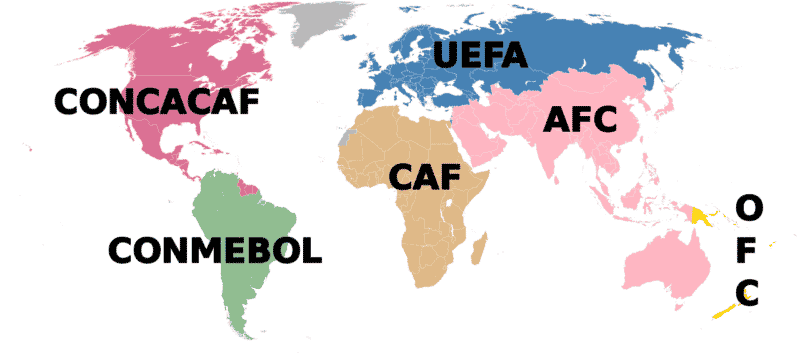 fifa world map international breaks