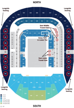 tottenham hotspur stadium map seating chart