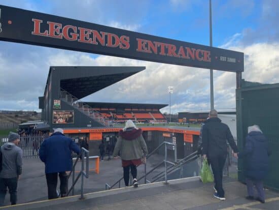 The Legends Entrance at Barnet FC