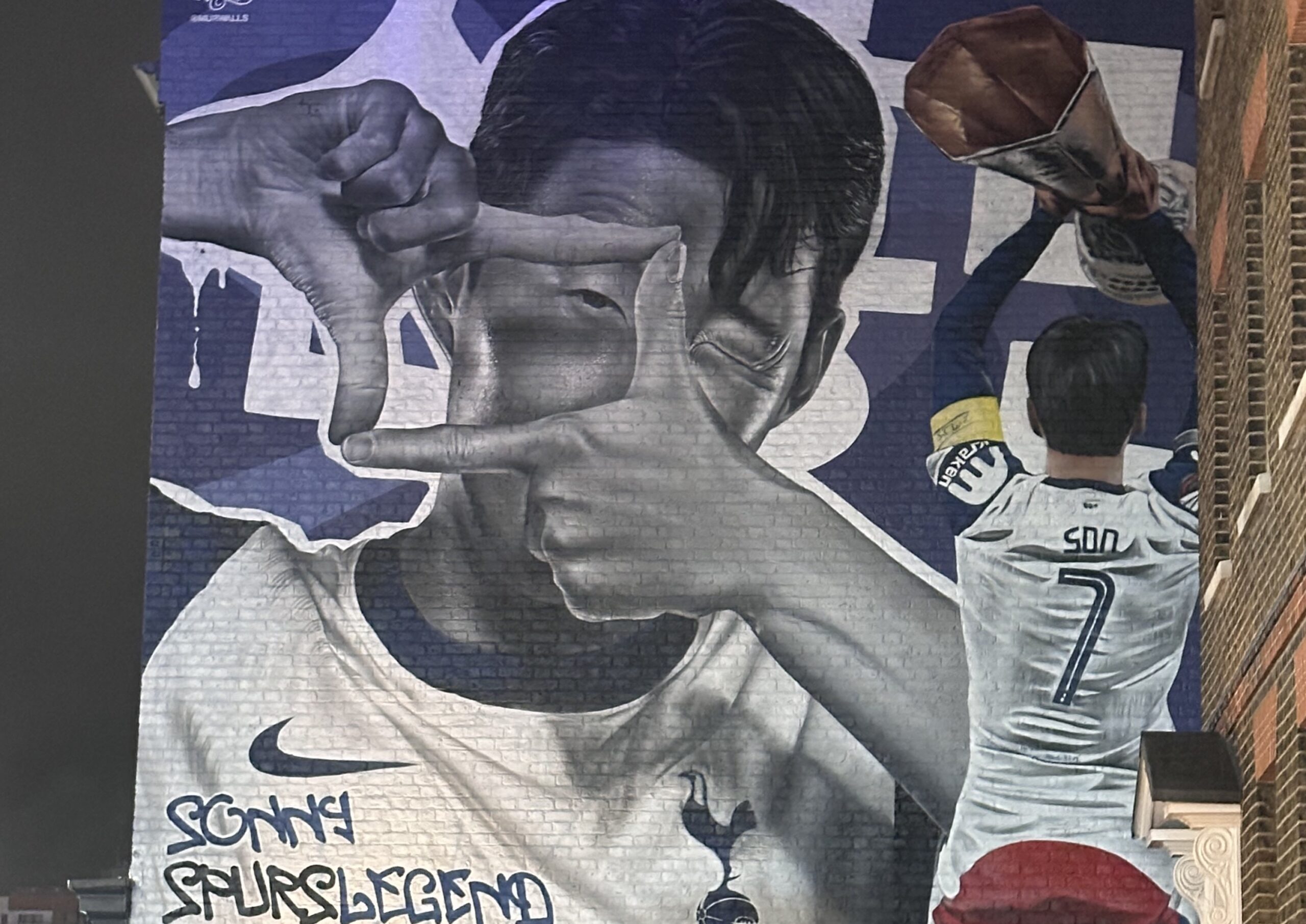 Where is the Son Heung-min Mural in Tottenham?