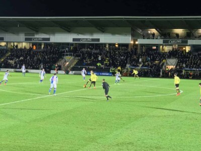 Kickoff at the Pirelli Stadium, Burton Upon Trent