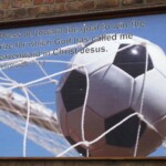 Mixing football and religion, just a bit?