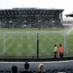 Panorama from the Milton End, looking over towards the Fratton End.
