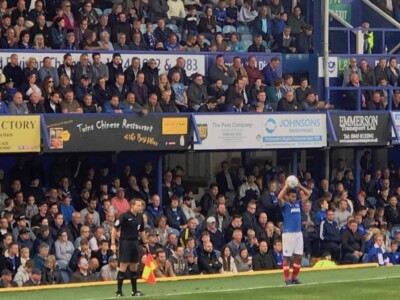 Portsmouth FC Fratton Park historic English football stadium