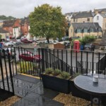 View from Wild Garlic Hotel in Nailsworth