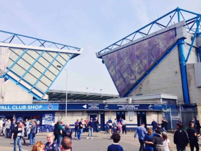 The Den on a sunny day. millwall the den stadium