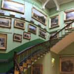 Grand staircase at the lovely art (and textiles) museum.