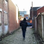 Proper approach to a football ground.