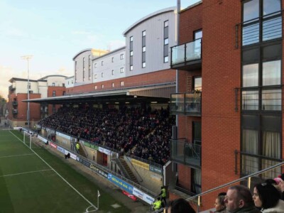 The Tommy Johnston Stand at Brisbane Road