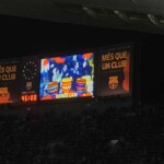 Goofy old-fashioned stuff at halftime; it's the bongo version of the "kiss cam."