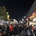 Food, drink and souvenir center outside.