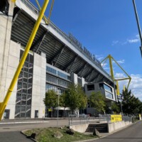 exterior of the Borussia Dortmund football stadium