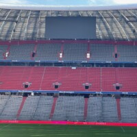 a stand in the bayern munich stadium