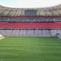 a stand in the bayern munich stadium