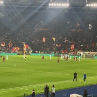 Roma vs Lazio in the Rome Derby.